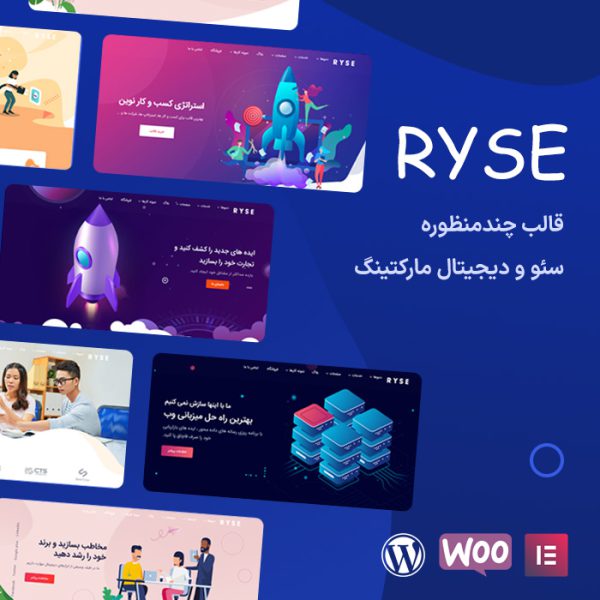 قالب سئو و دیجیتال مارکتینگ رایس | Ryse